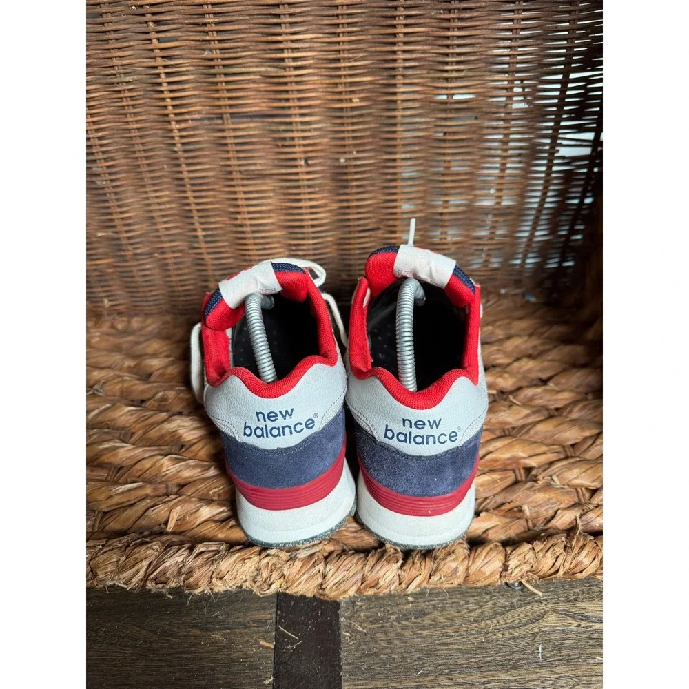 New Balance 515 Mens Sneakers Red White‎ Navy Blue ML515OTX Size 8.5